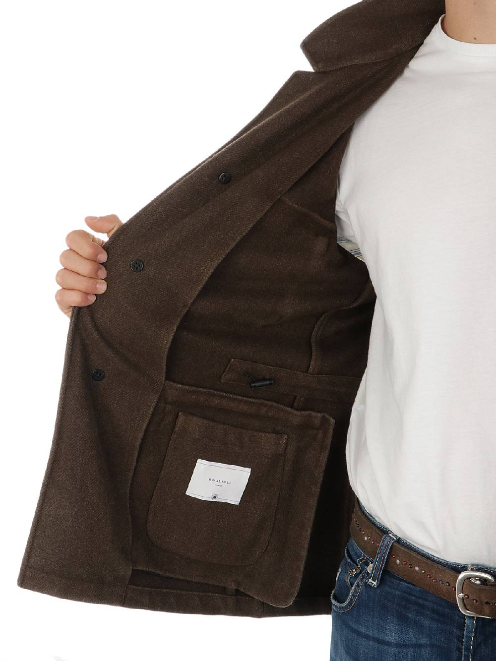 BOGLIOLI Field Jacket Uomo In Lana