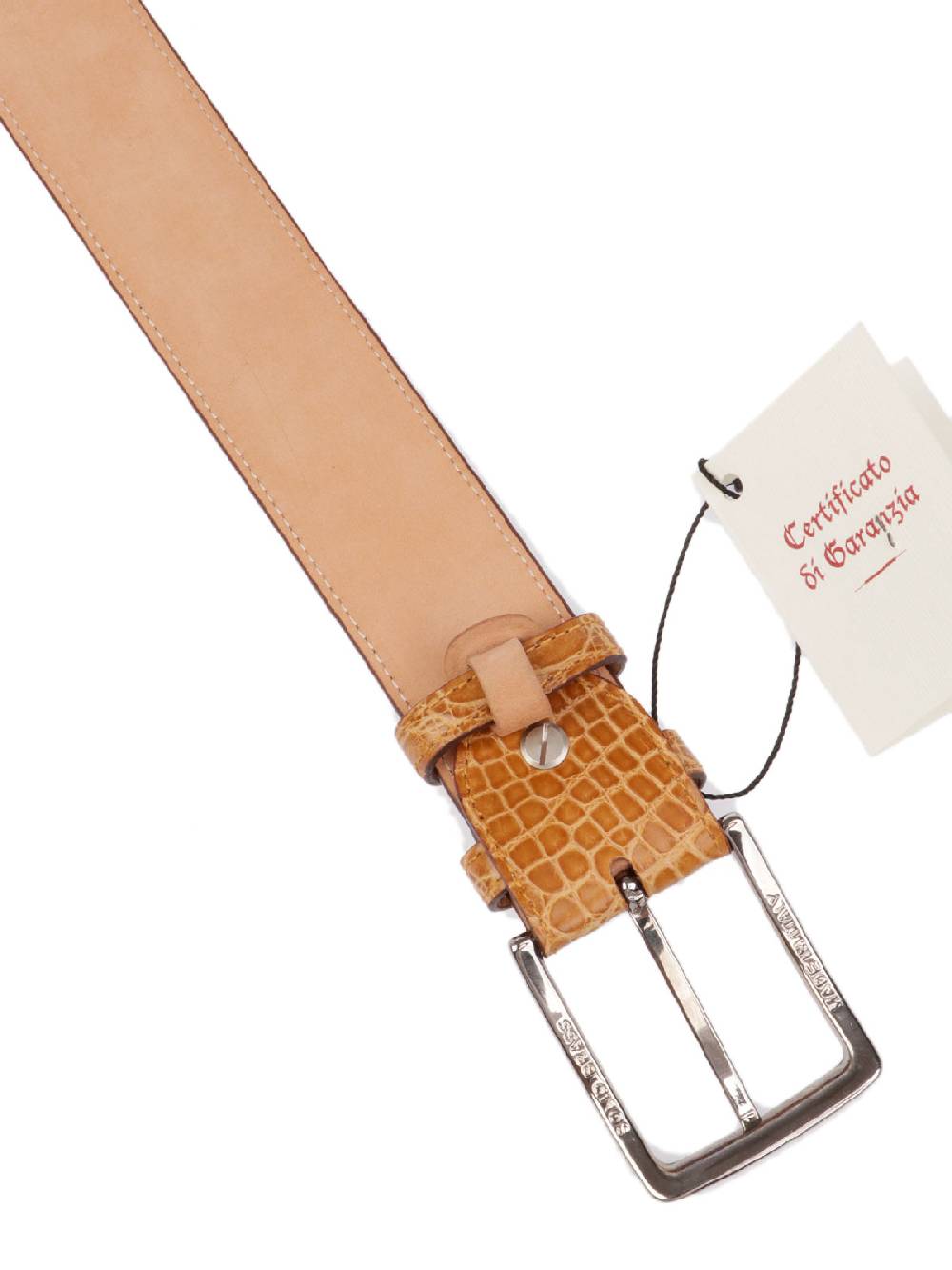 BOTTA&B Cintura Coccodrillo Uomo