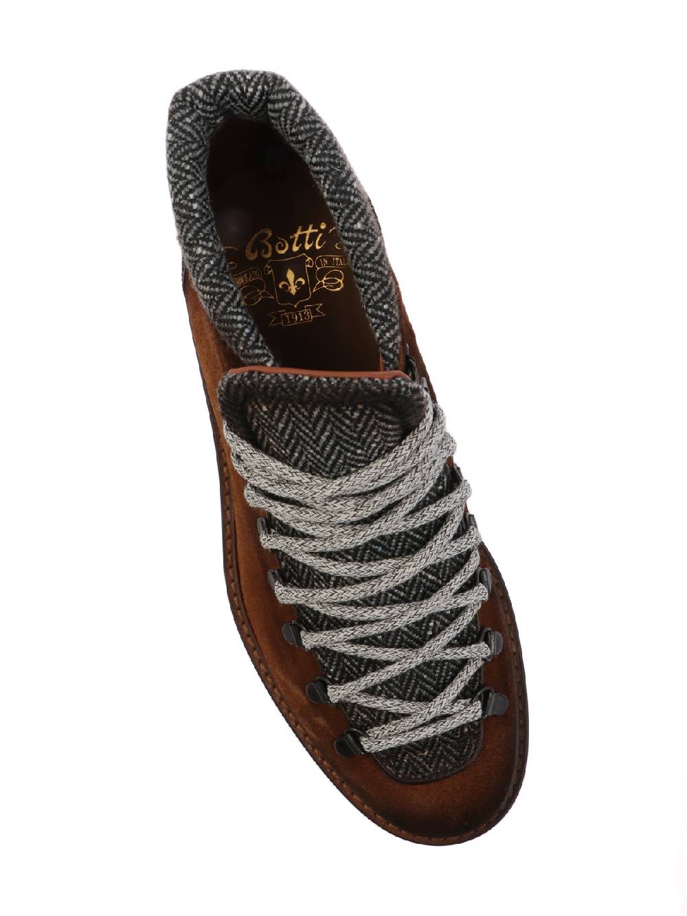 BOTTI Stivaletto Uomo In Suede E Tessuto