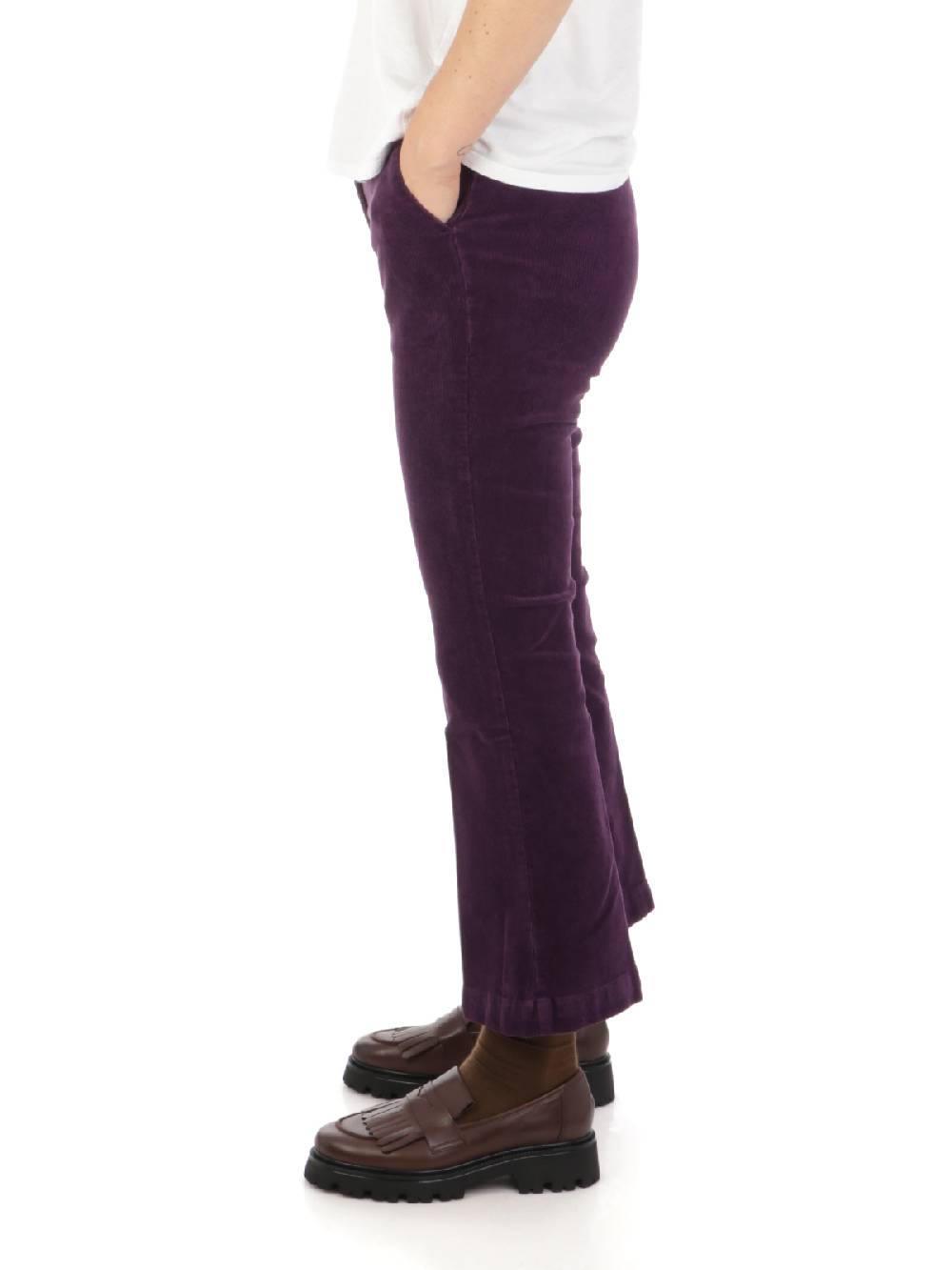 BRIGLIA 1949 Pantaloni Donna Roller in Velluto