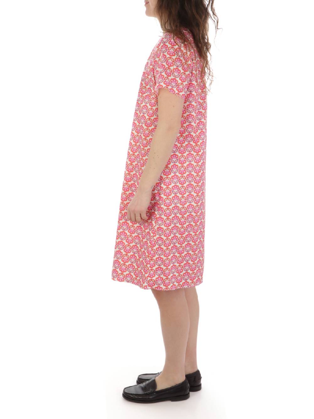 CALIBAN Abito Donna A Fiori Stretch