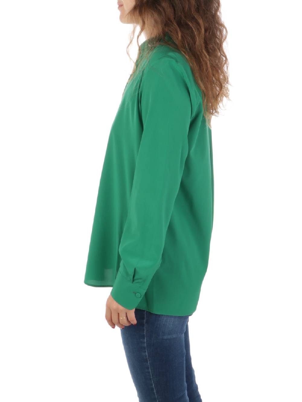 CALIBAN Blusa Donna in Seta Stretch