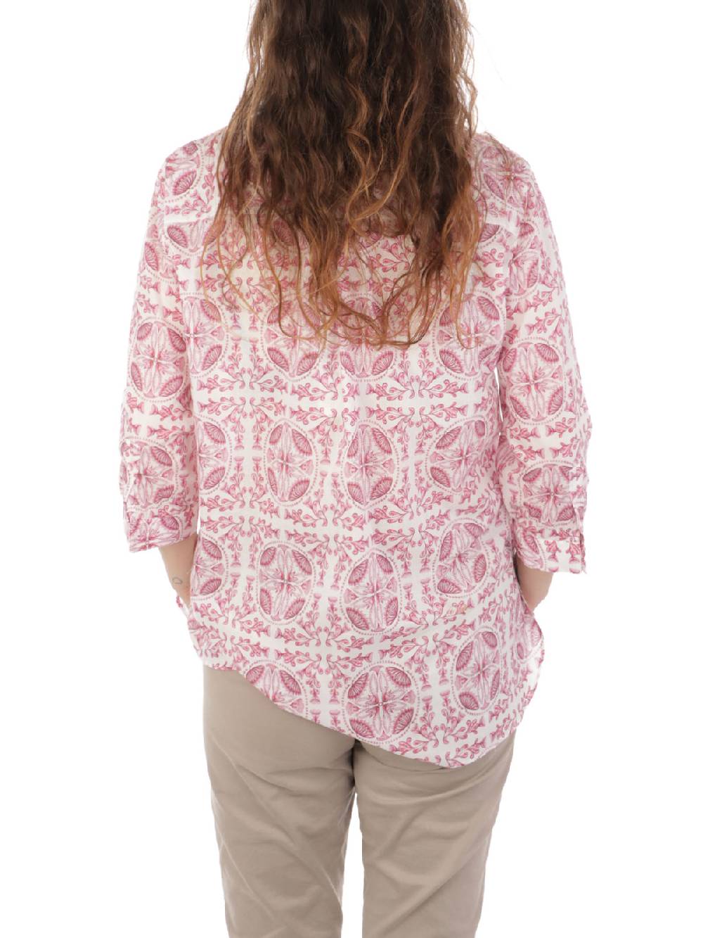 CALIBAN Camicia Donna In Cotone A Fiori