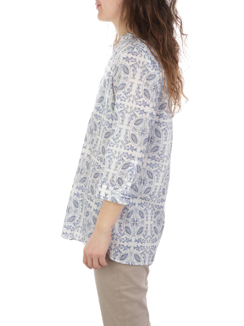 CALIBAN Camicia Donna In Cotone A Fiori