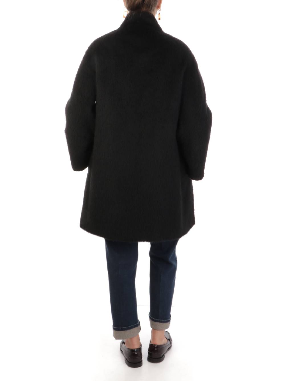 CINZIA ROCCA Cappotto Doppiopetto Donna A Collo Alto