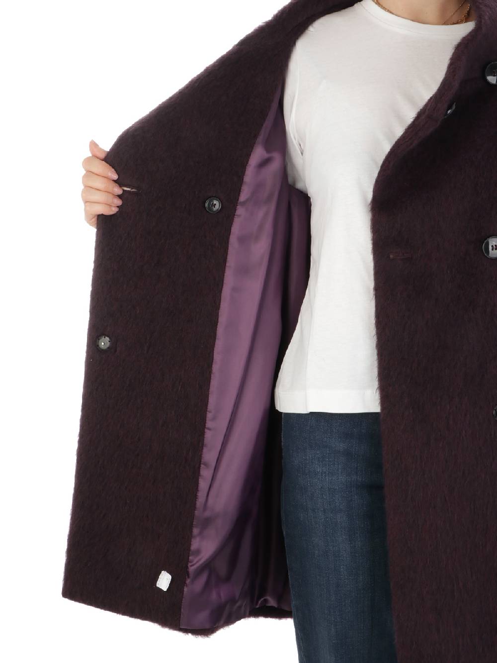 CINZIA ROCCA Cappotto Doppiopetto Donna A Collo Alto