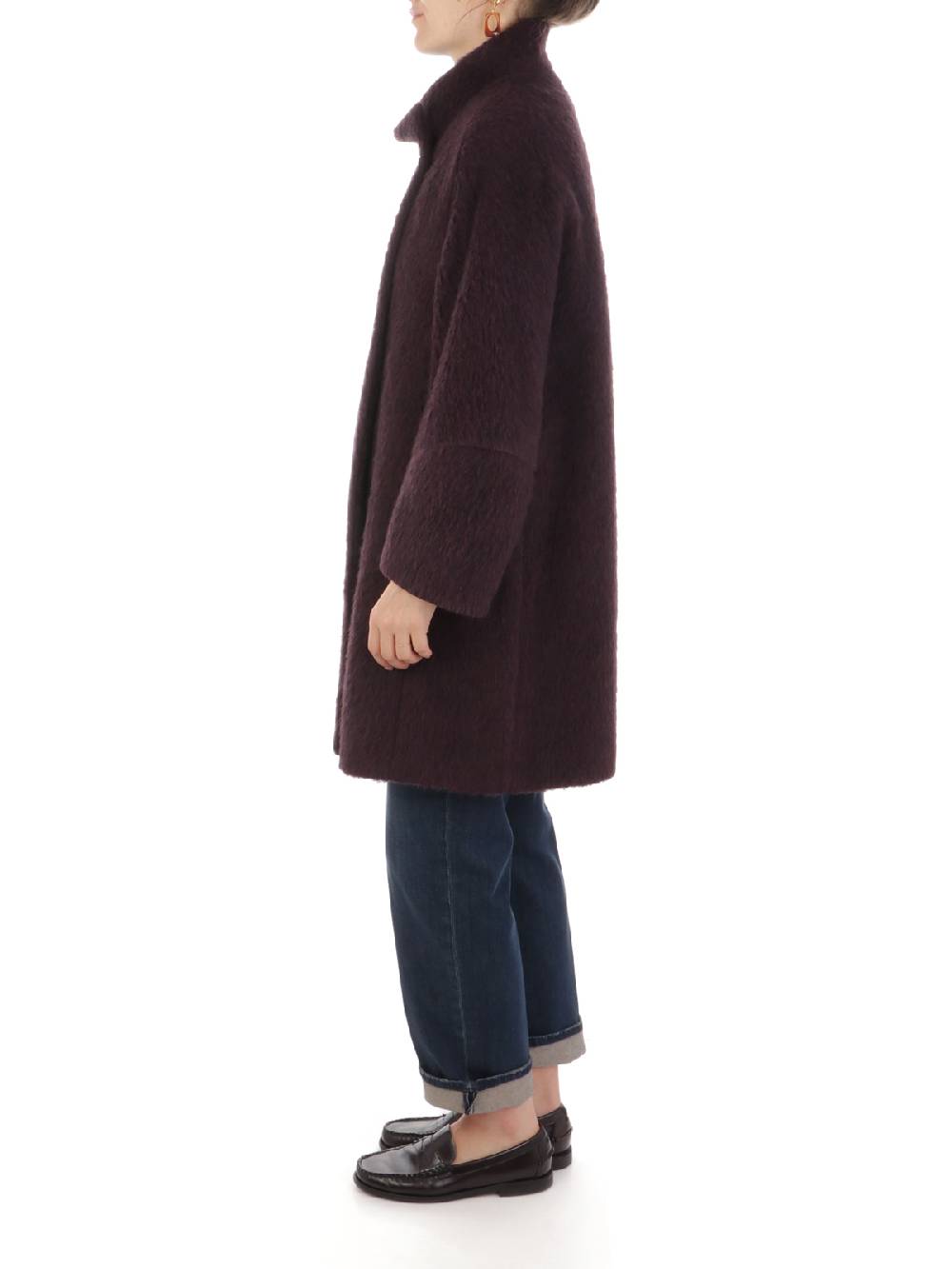 CINZIA ROCCA Cappotto Doppiopetto Donna a Collo Alto