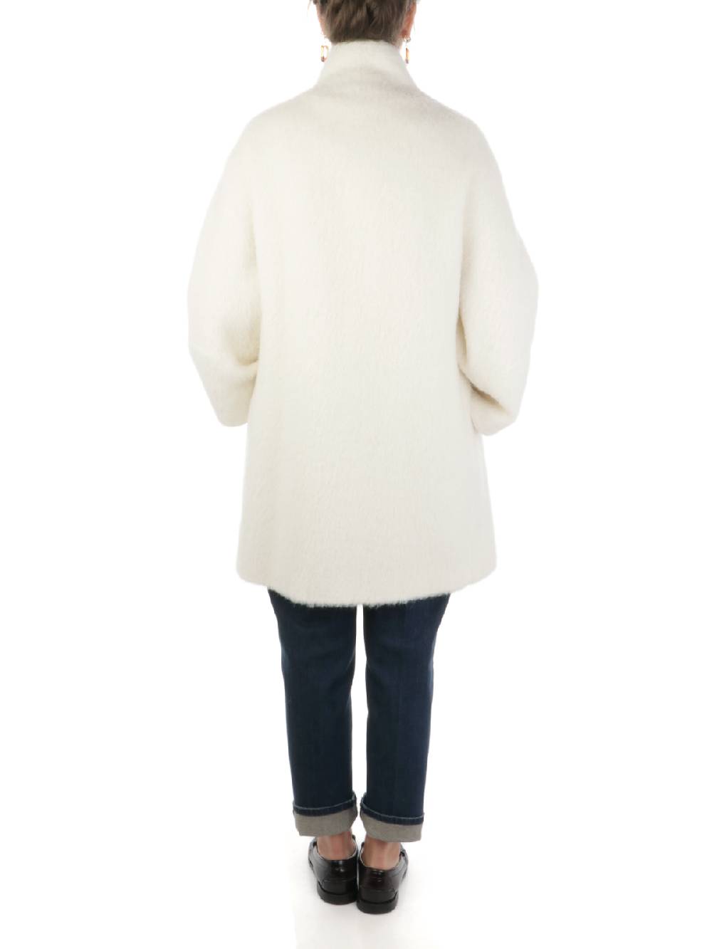 CINZIA ROCCA Cappotto Doppiopetto Donna A Collo Alto