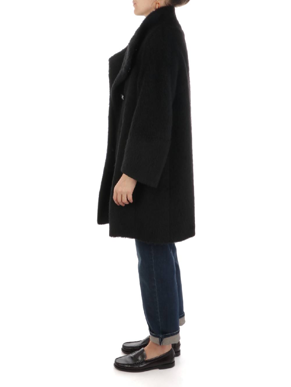 CINZIA ROCCA Cappotto Doppiopetto Donna a Collo Alto