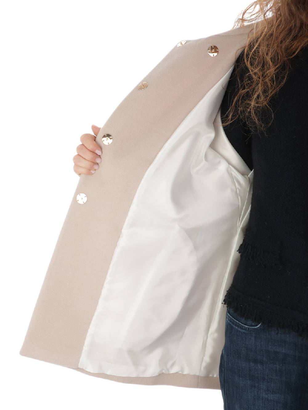 CHIARULLI Cappotto Donna In Panno Di Lana