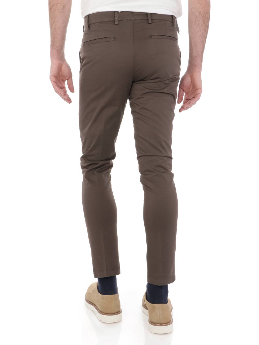 DEVORE INCIPIT Pantalone Uomo in Cotone Stretch