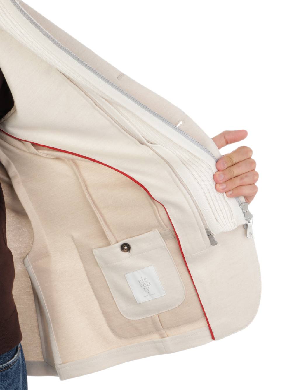 ELEVENTY Giacca Uomo Con Pettorina E Cappuccio