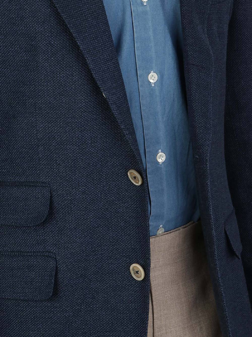 ELEVENTY Giacca Uomo In Lino E Cotone