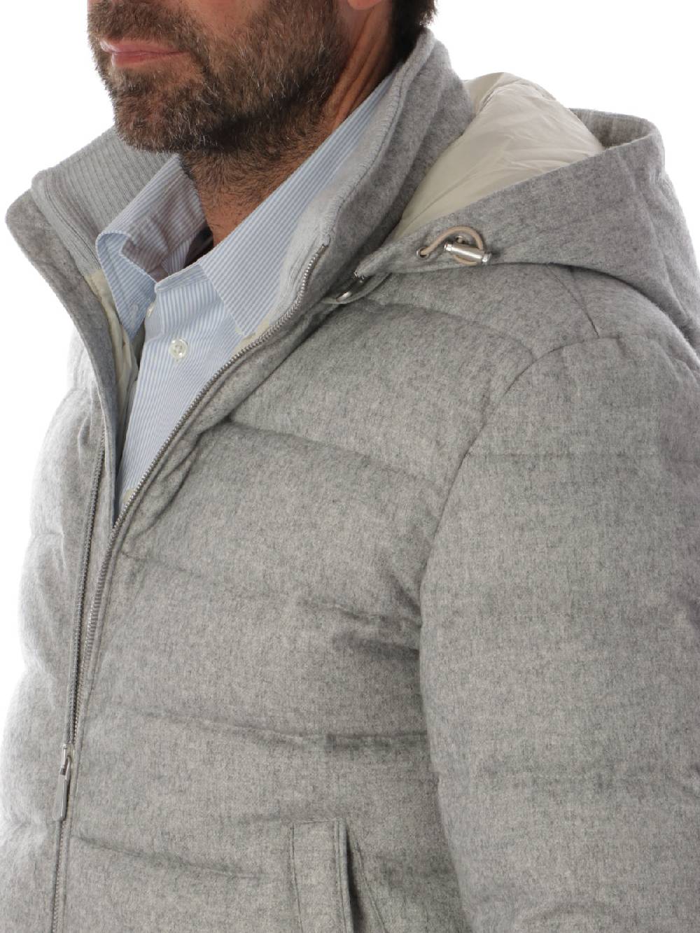 ELEVENTY Giubbotto Uomo In Seta E Cashmere