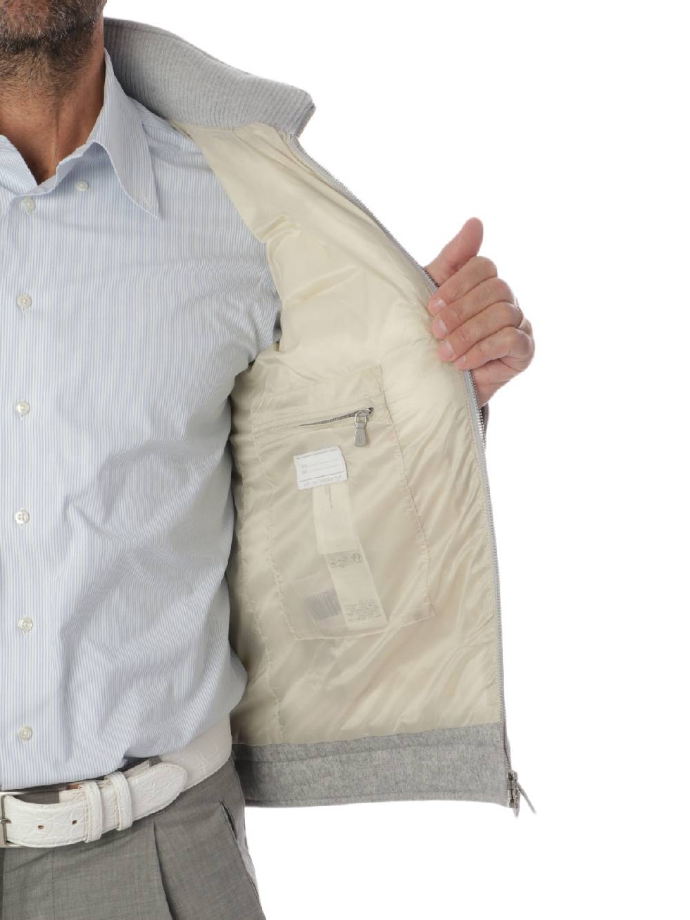 ELEVENTY Giubbotto Uomo In Seta E Cashmere