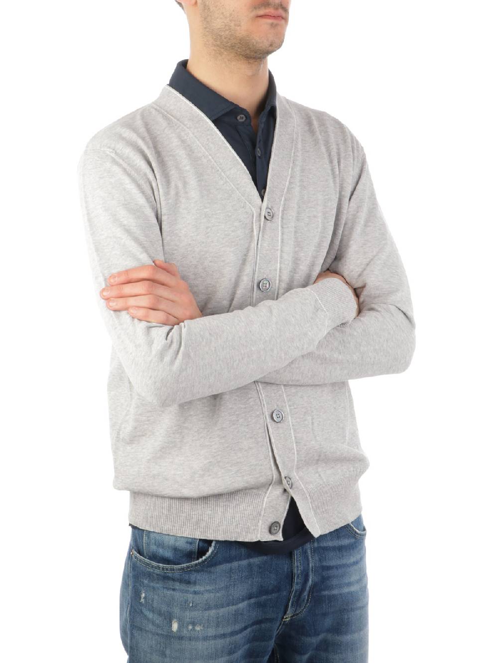 Eleventy Jersey Maglia Cardigan