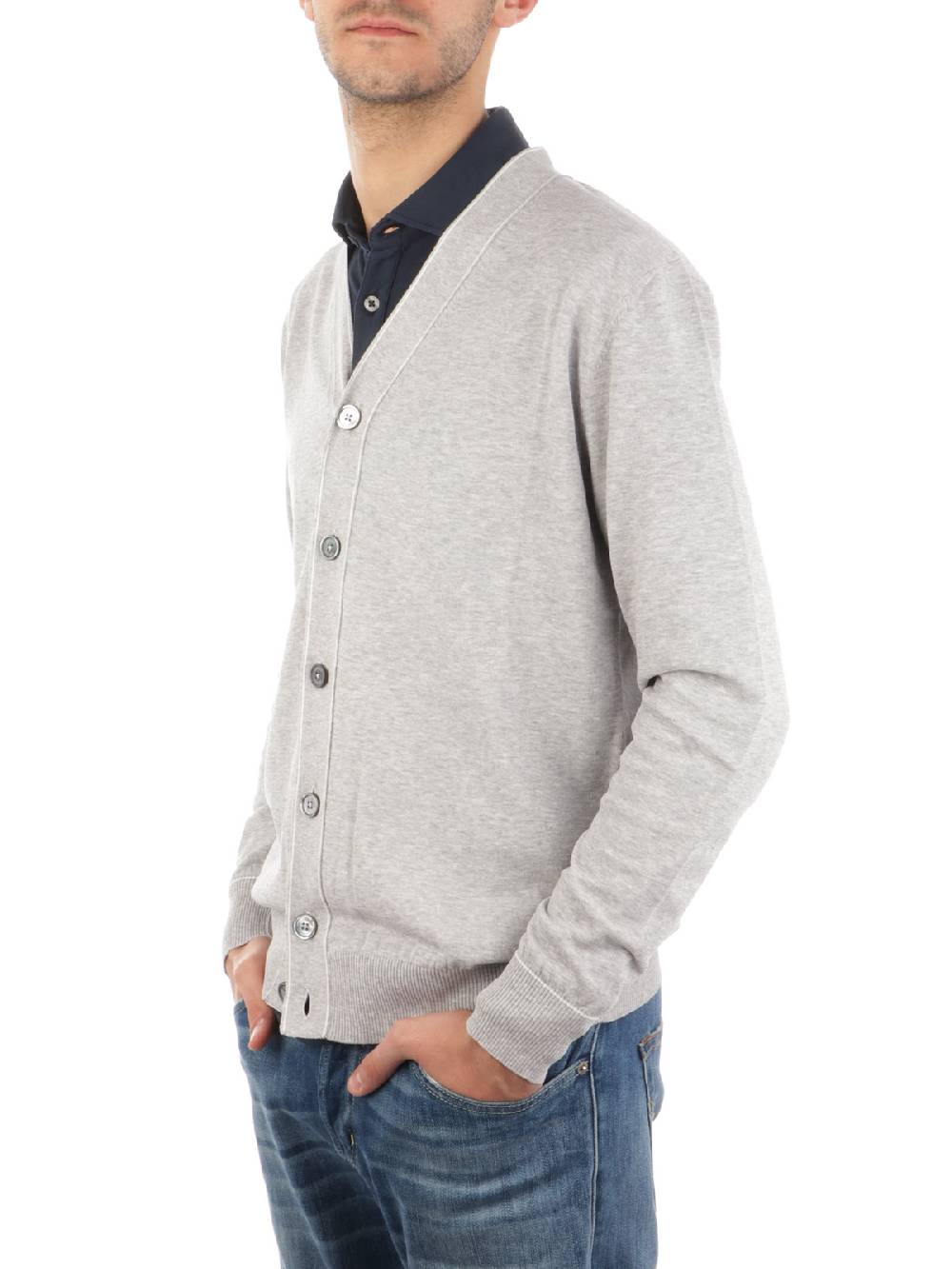 Eleventy Jersey Maglia Cardigan