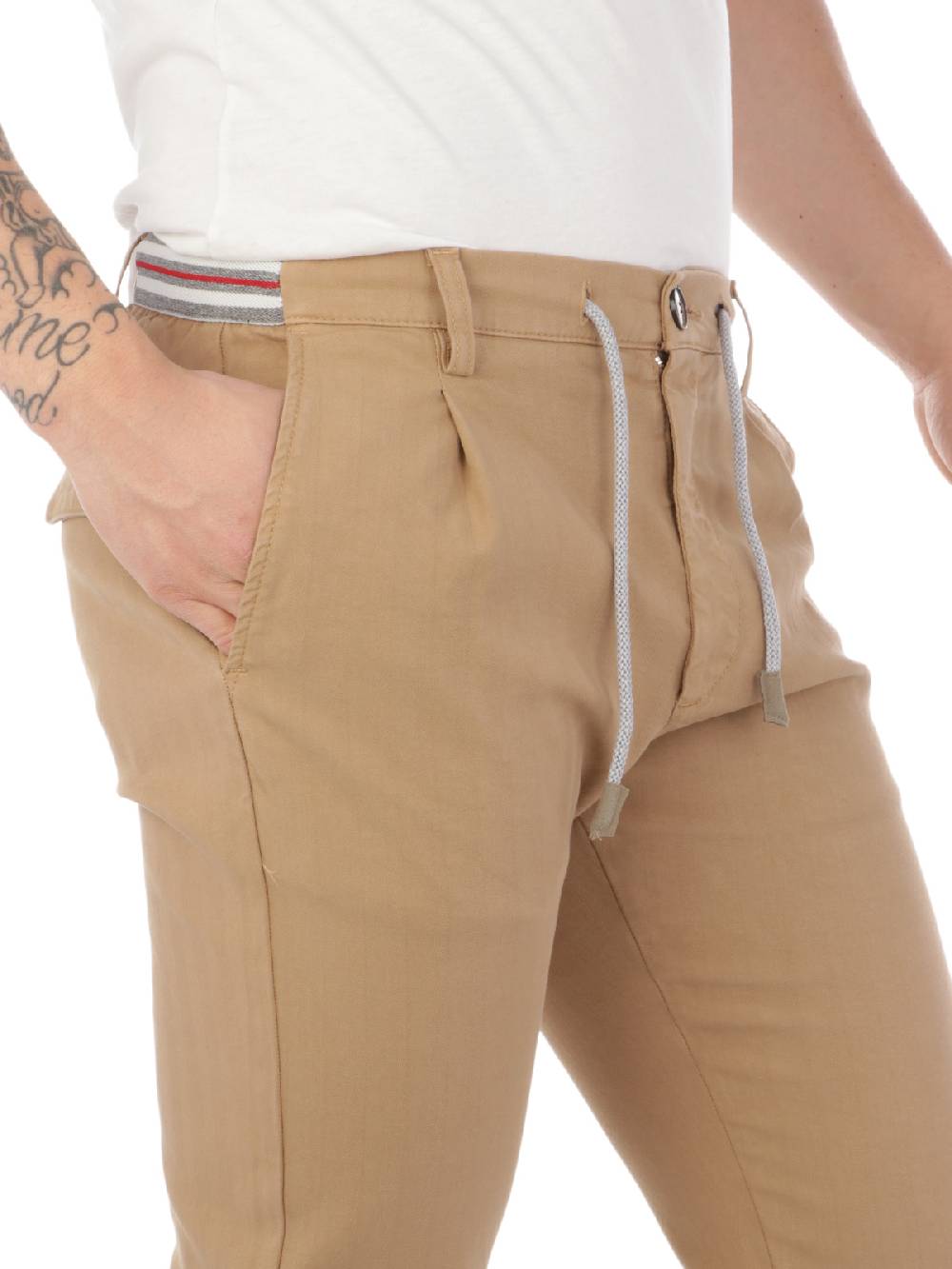 ELEVENTY Pantalone Uomo in Cotone con Coulisse