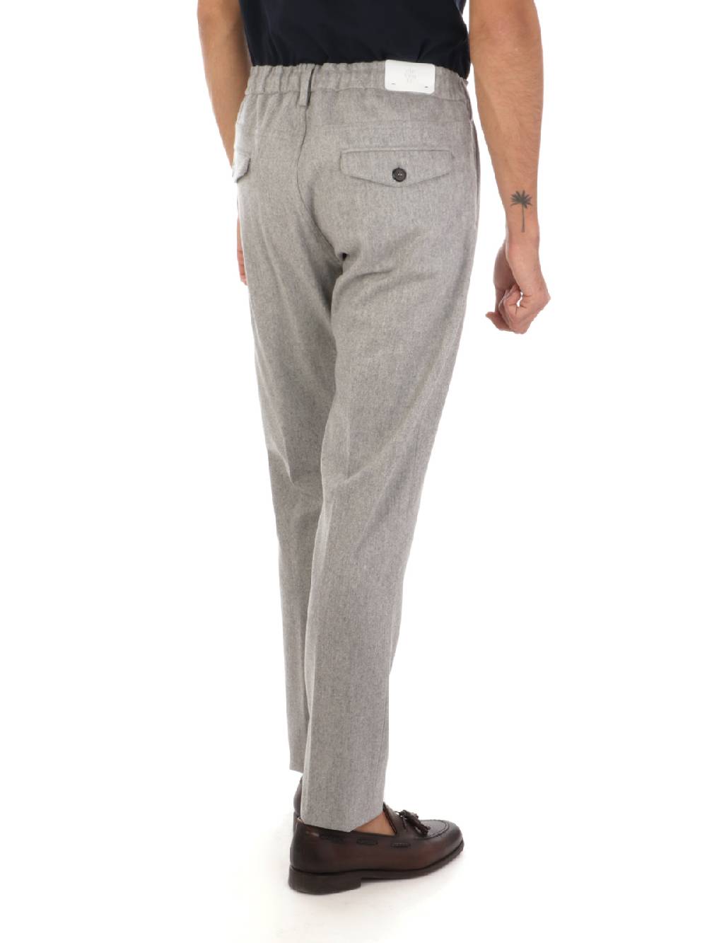 ELEVENTY Pantaloni Uomo Jogger In Lana E Cashmere