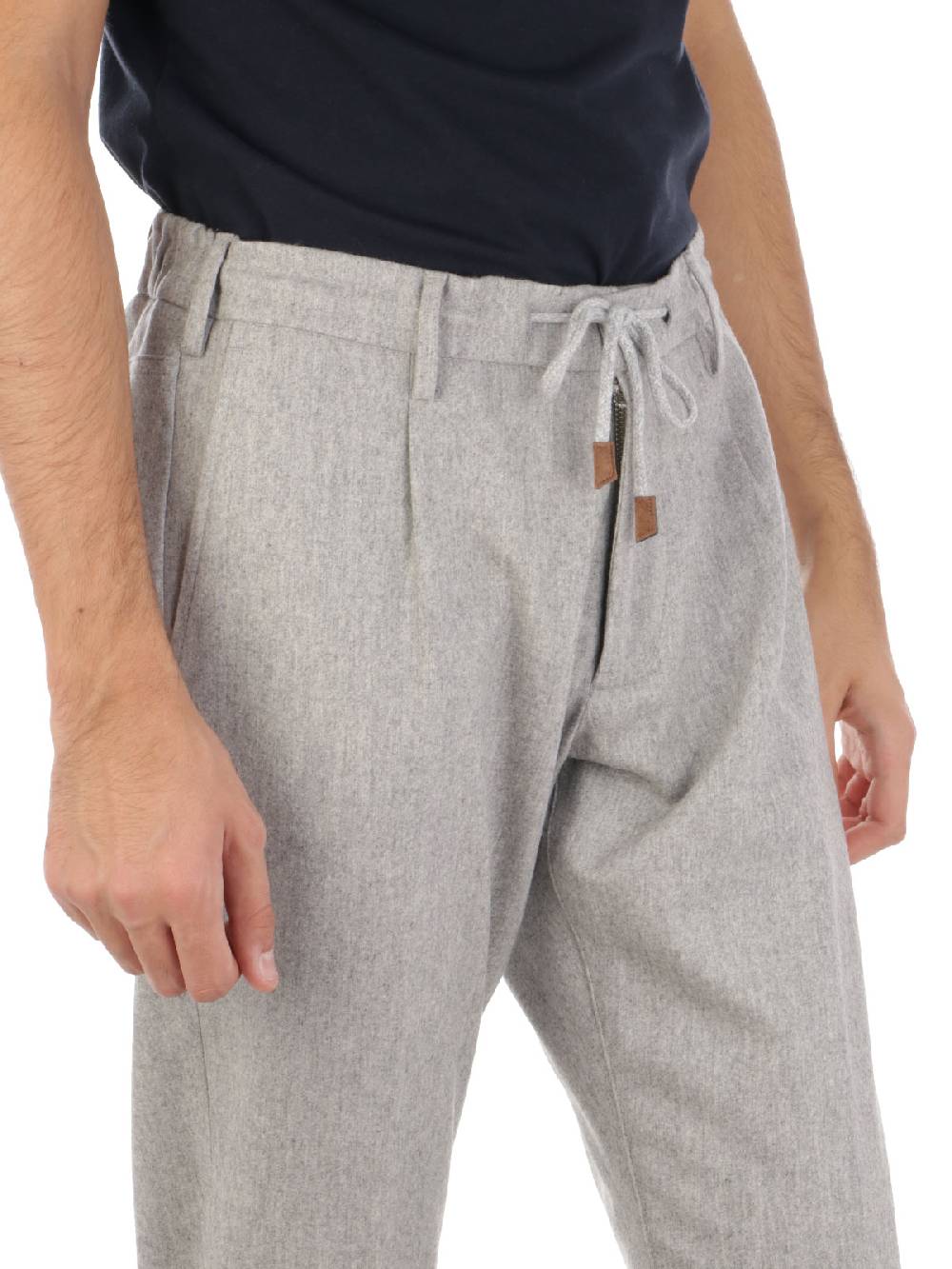 ELEVENTY Pantaloni Uomo Jogger In Lana E Cashmere