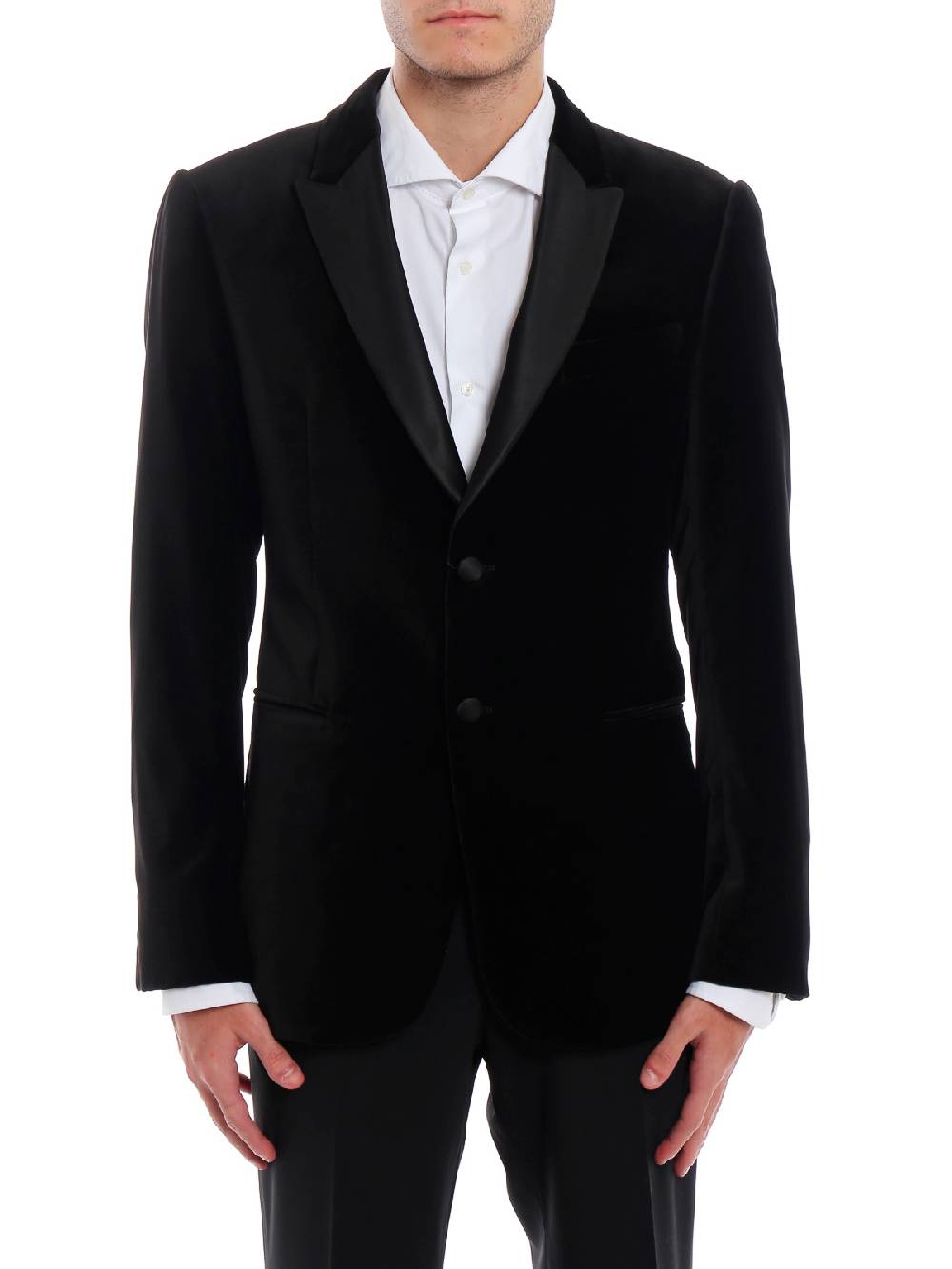 EMPORIO ARMANI Blazer Uomo In Velluto