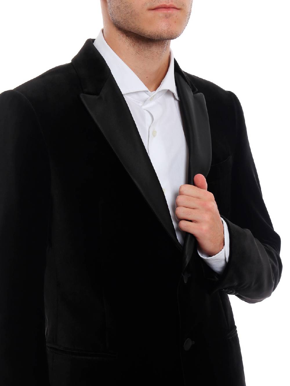 EMPORIO ARMANI Blazer Uomo In Velluto