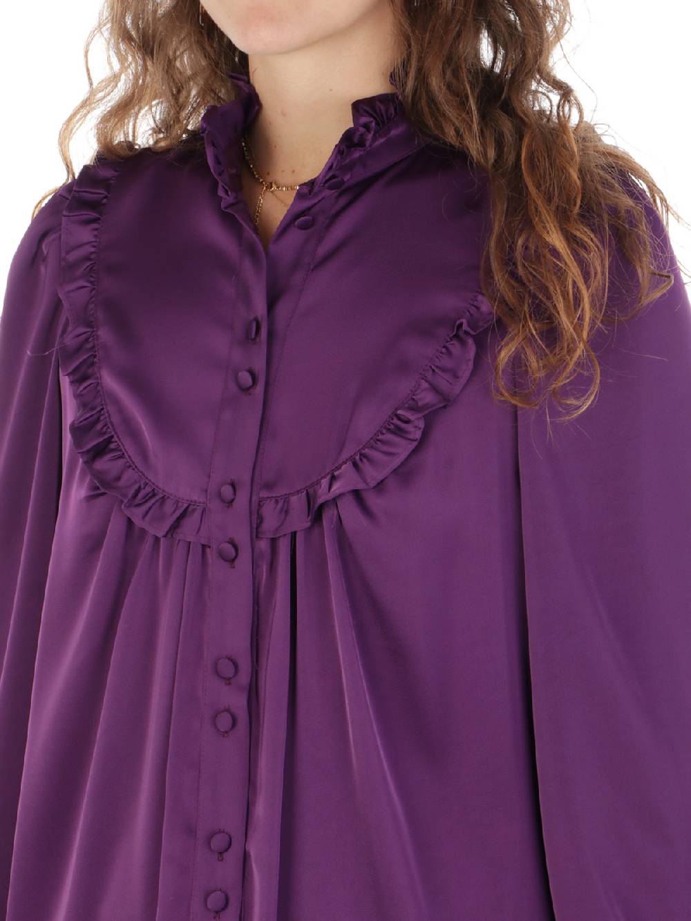 F.IT Camicia Donna Con Rouches