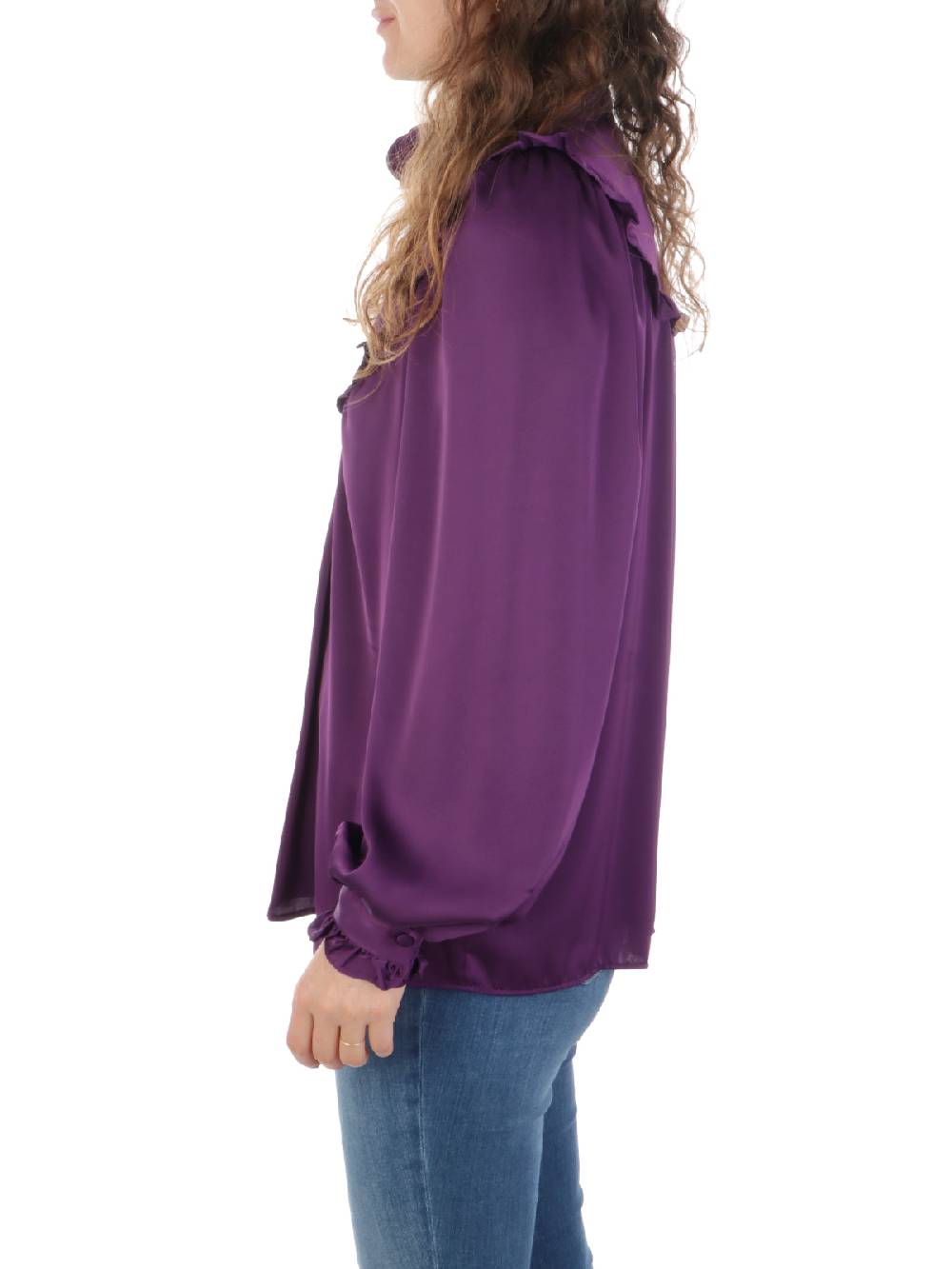 F.IT Camicia Donna con Rouches