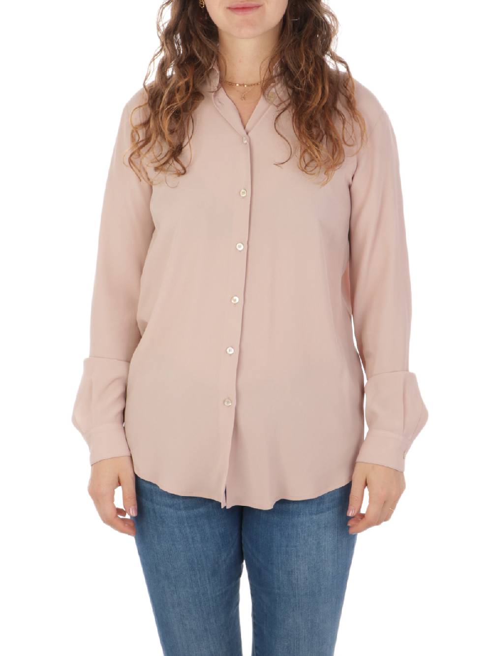 F.IT Camicia Donna In Misto Seta