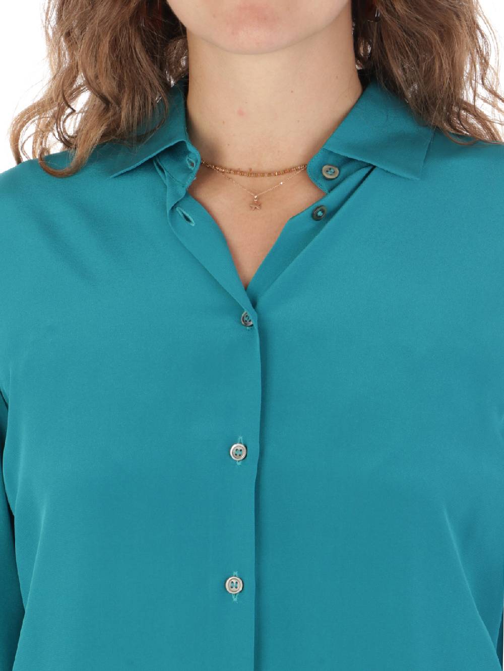 F.IT Camicia Donna In Misto Seta