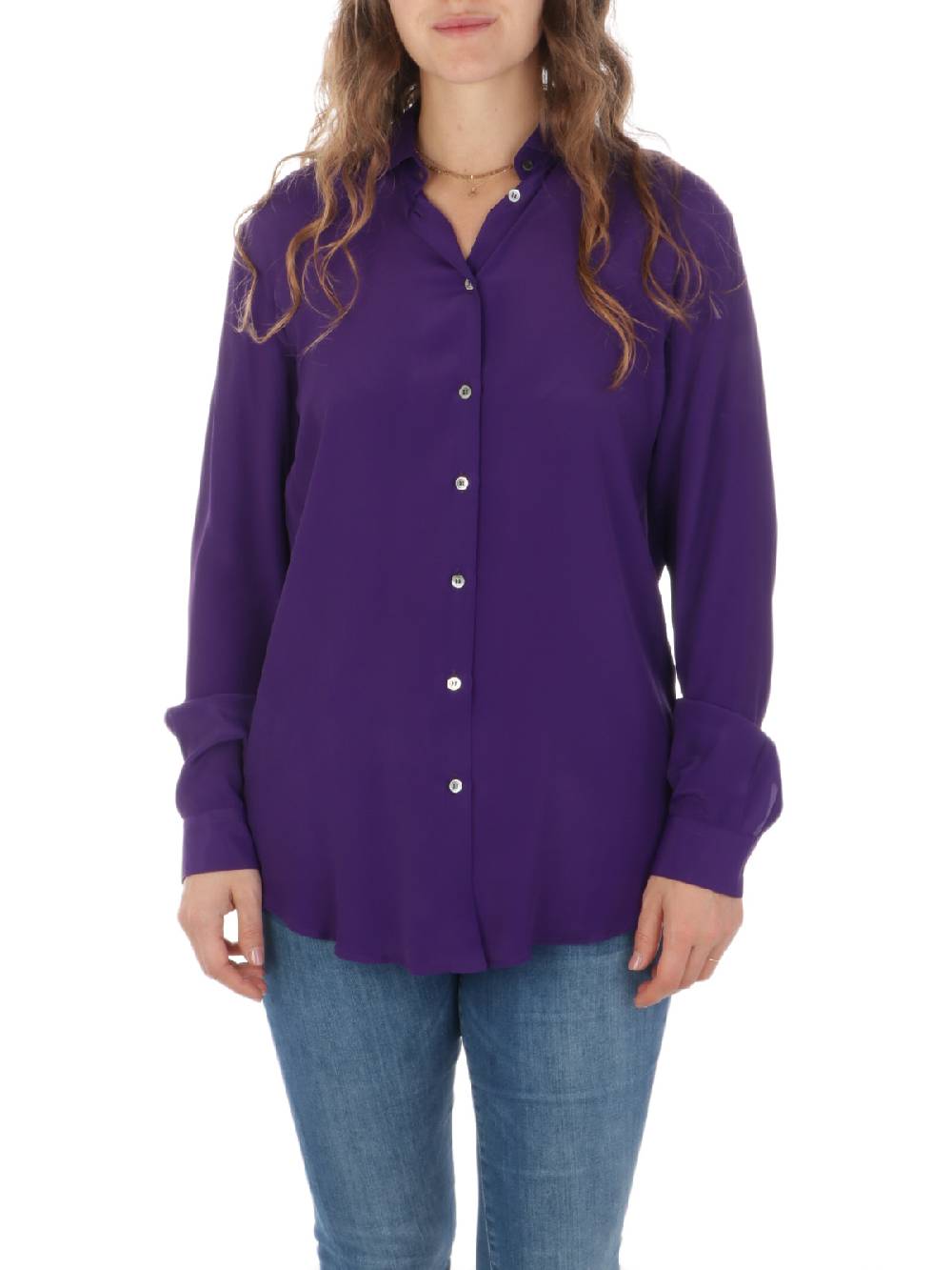 F.IT Camicia Donna In Misto Seta