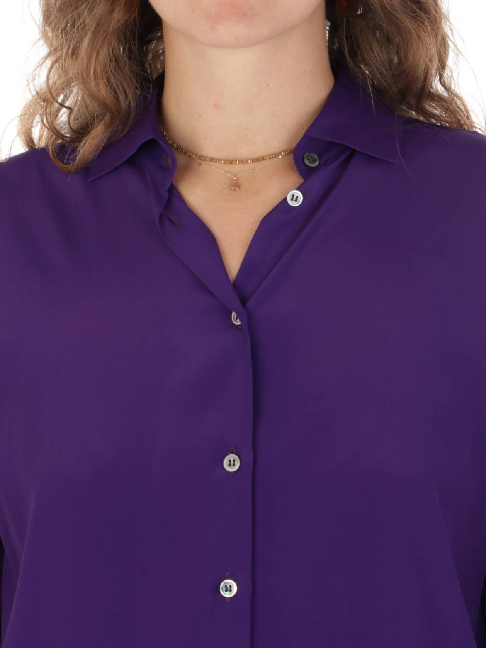 F.IT Camicia Donna In Misto Seta