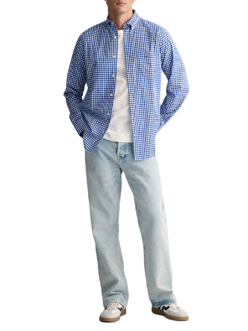 Gant Reg Classic Poplin Gingham Shirt