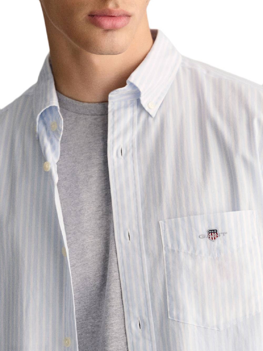 Gant Reg Classic Poplin Stripe Shirt