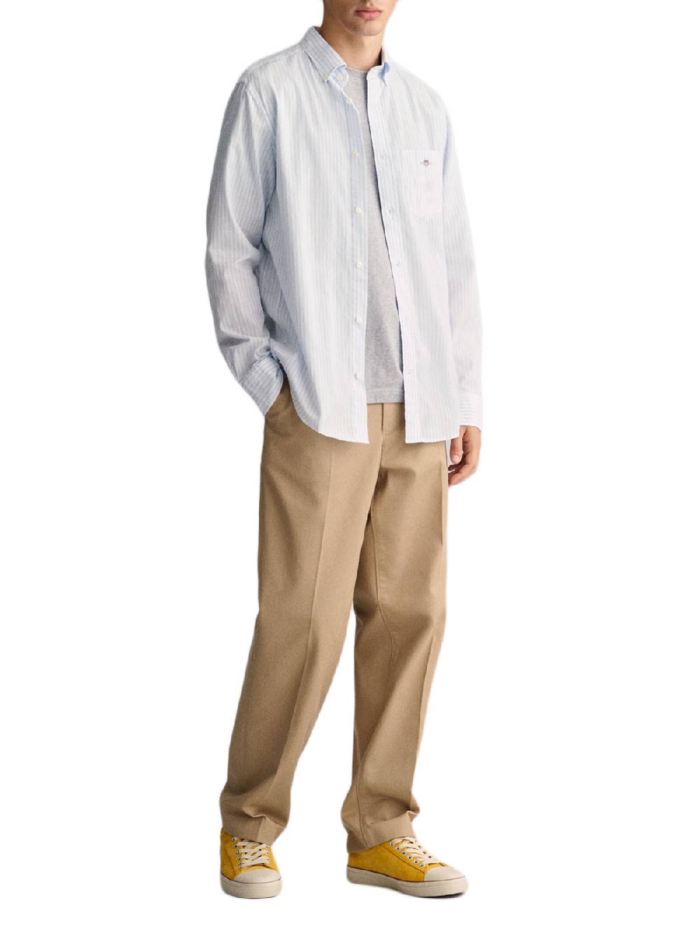 Gant Reg Classic Poplin Stripe Shirt