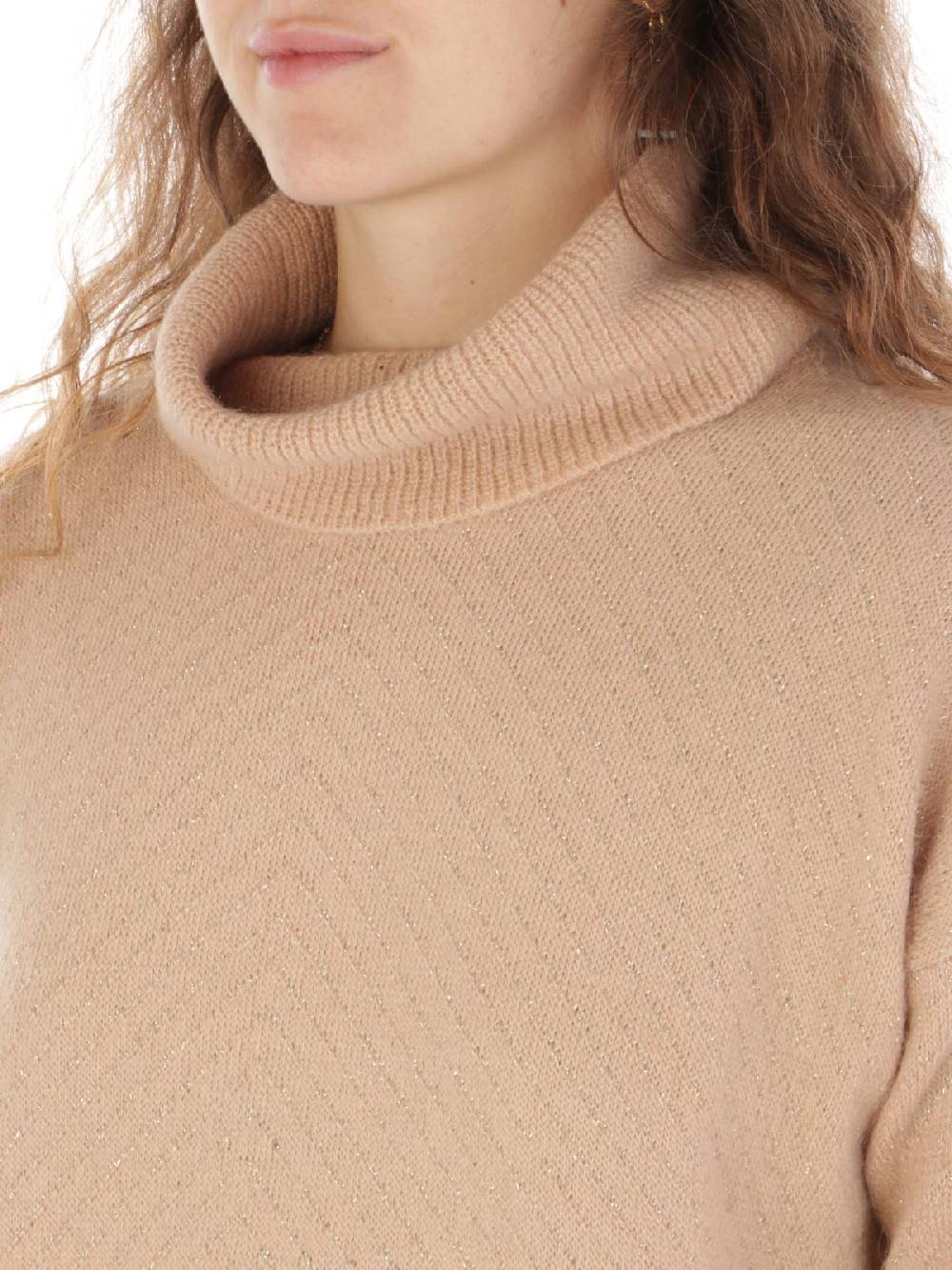 GIOROGA Dolcevita Donna Spigato Con Frange