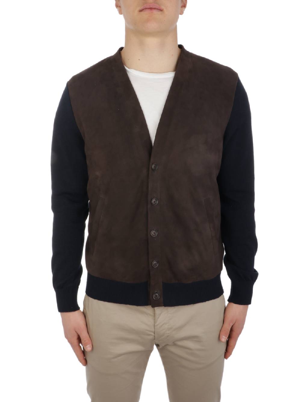 THE JACK LEATHERS Giubbotto Uomo In Suede Belgravia