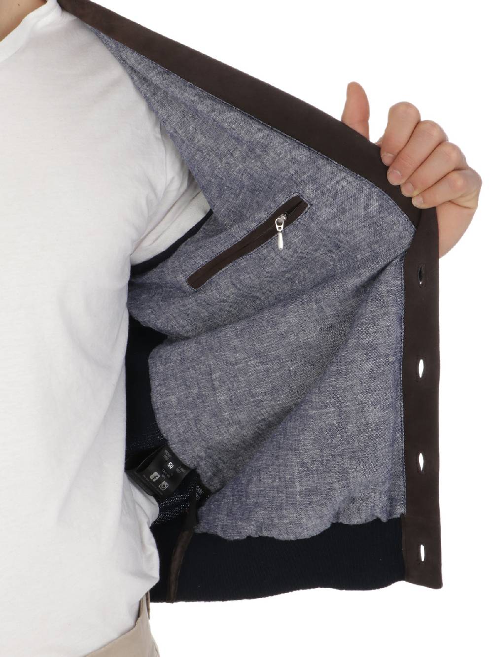 THE JACK LEATHERS Giubbotto Uomo In Suede Belgravia