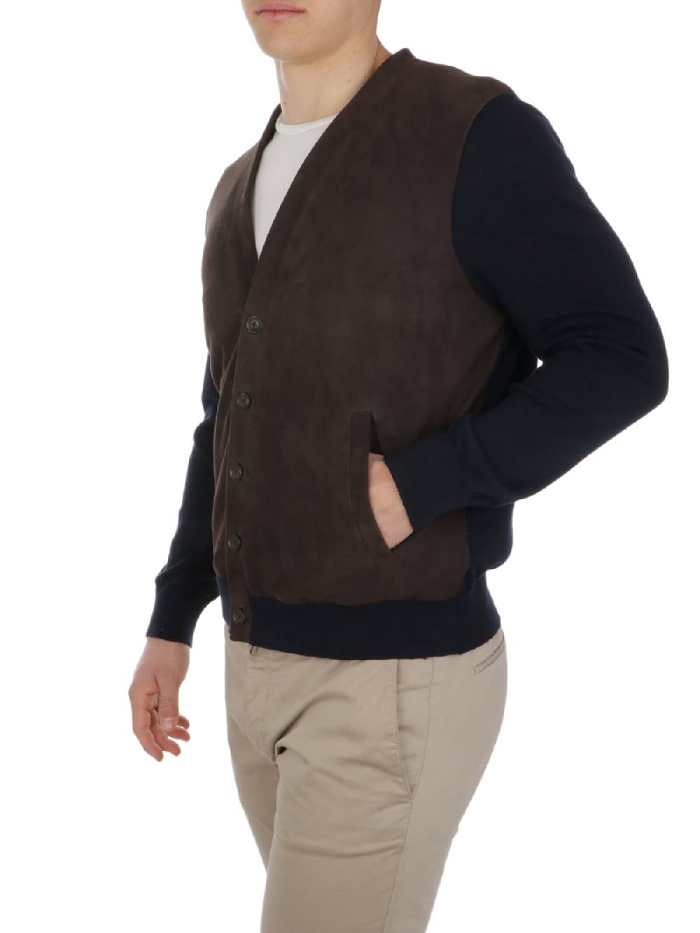 THE JACK LEATHERS Giubbotto Uomo in Suede Belgravia