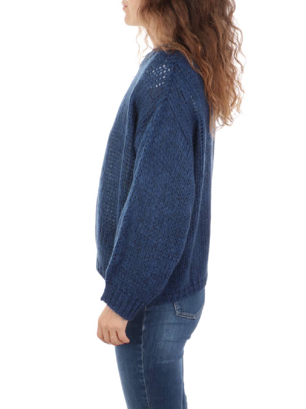 JE T'AIME Maglia Donna Lurex Collo Alto