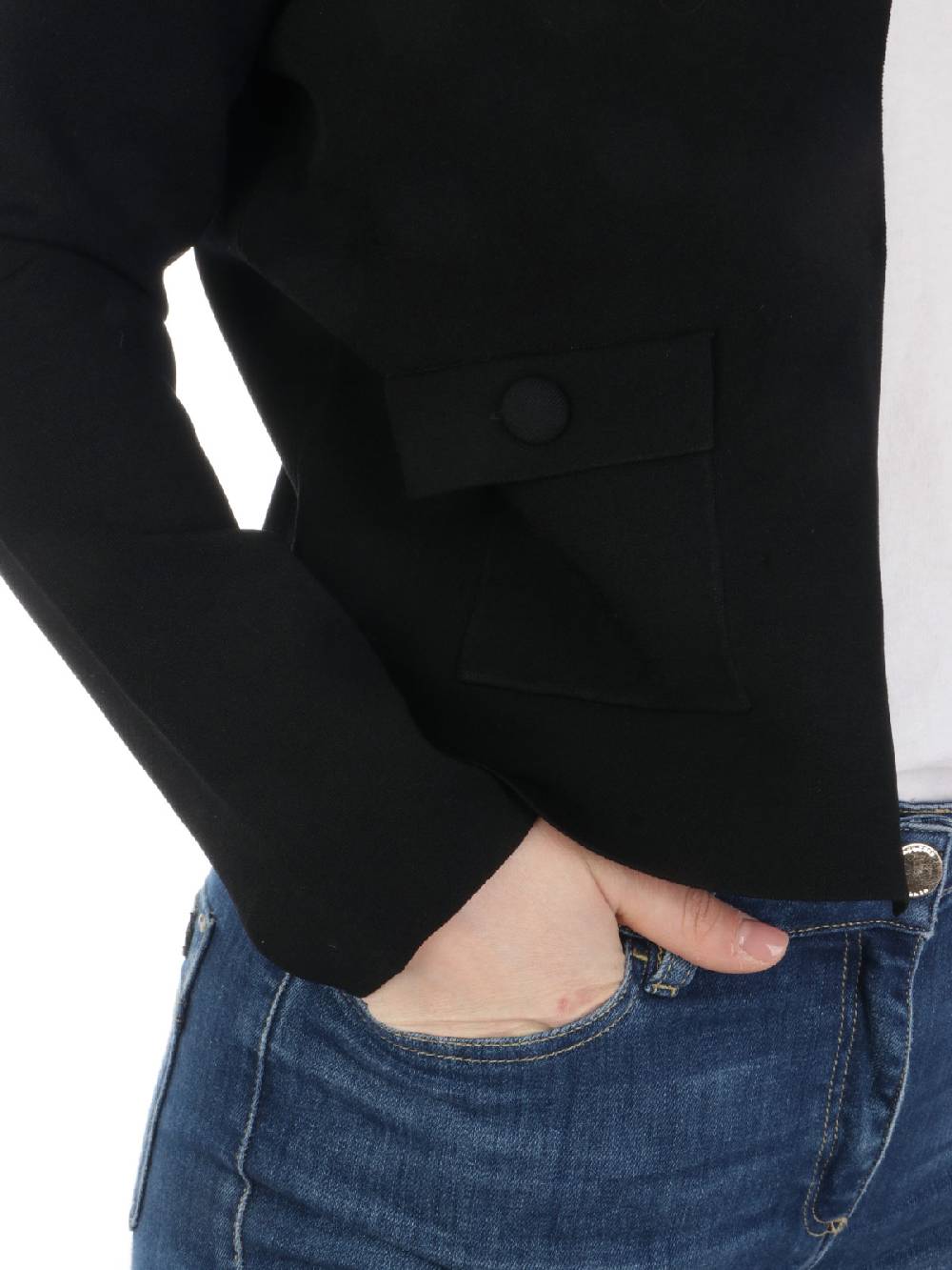 KANGRA Giacca Corta Donna Duble In Viscosa