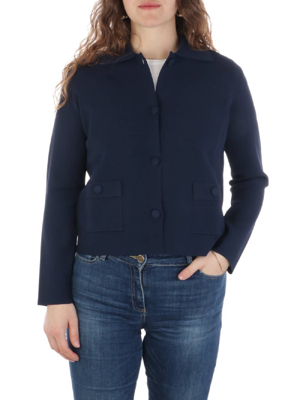 KANGRA Giacca Corta Donna Duble In Viscosa