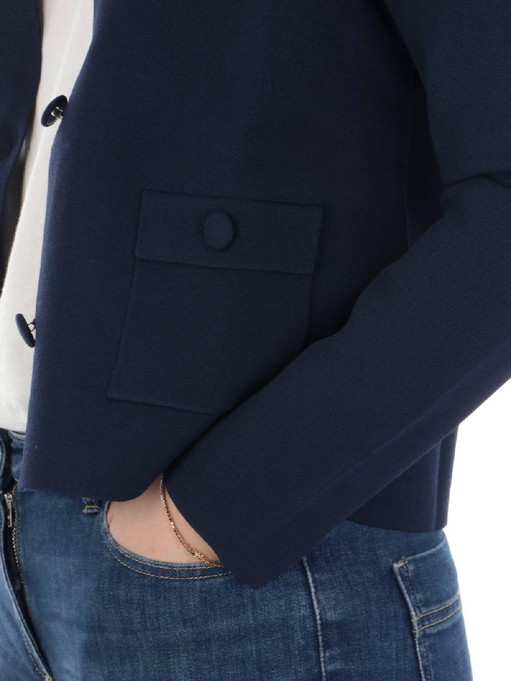 KANGRA Giacca Corta Donna Duble In Viscosa