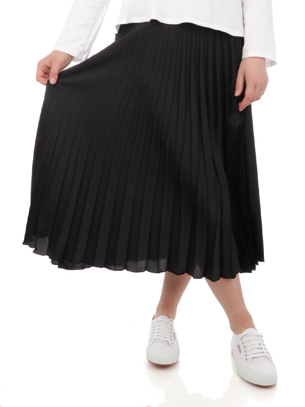 KAOS Gonna Midi Con Pieghe