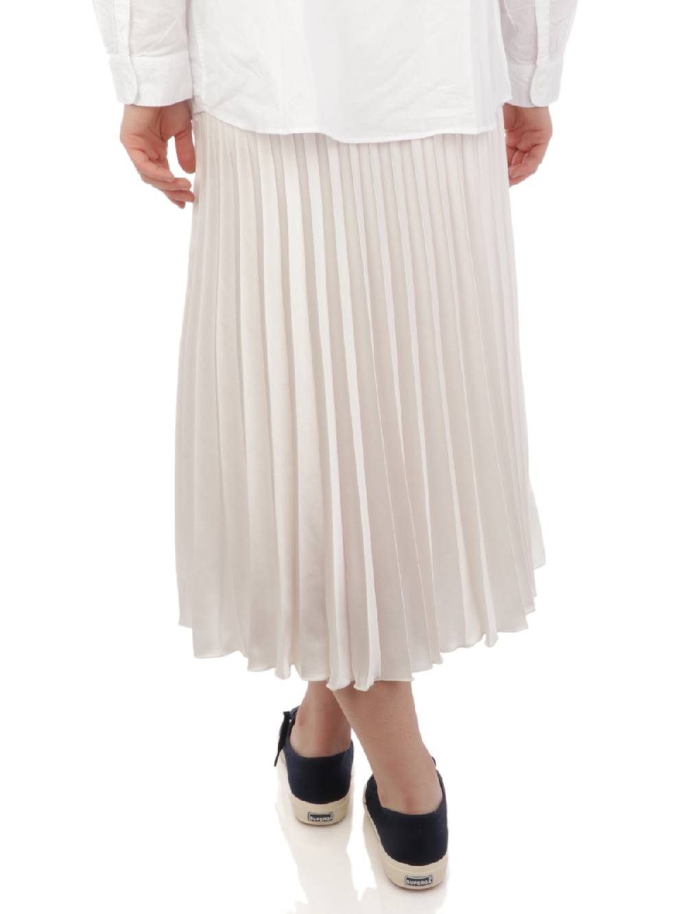 KAOS Gonna Midi con Pieghe