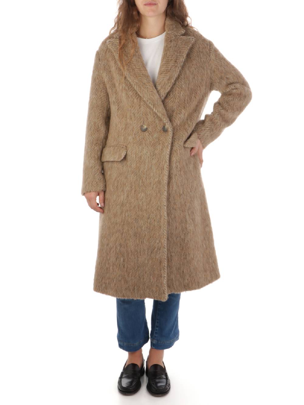 KILTIE Cappotto Donna Darrin Spigato