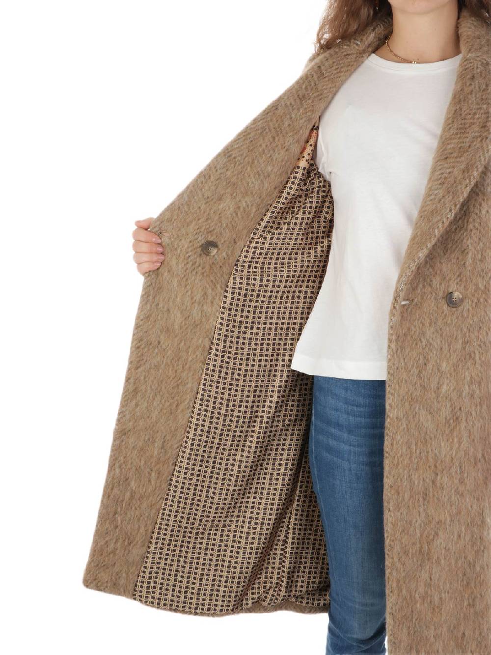 KILTIE Cappotto Donna Darrin Spigato