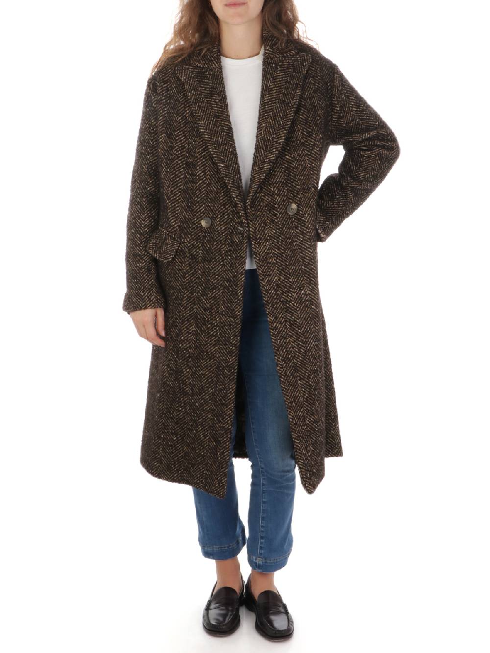 KILTIE Cappotto Donna Darrin Spigato