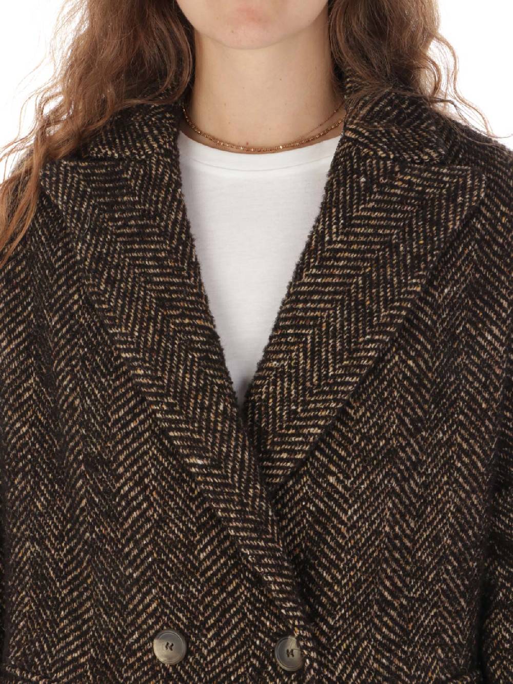 KILTIE Cappotto Donna Darrin Spigato