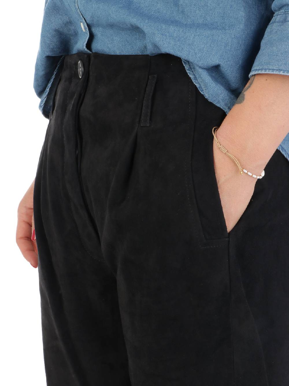 KILTIE Pantaloni Donna Arles In Suede